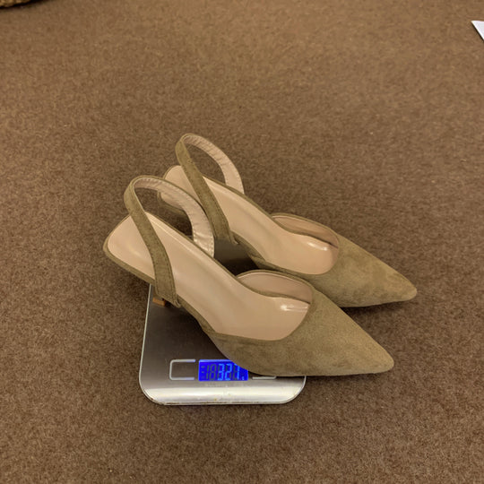 Damen Slingback-Pumps mit spitzem Zehenbereich und rutschfester Sohle EB