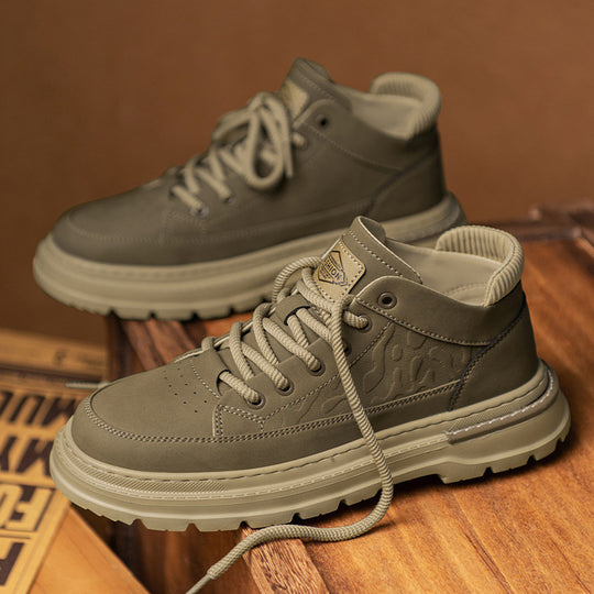 Damen Robuste High-Top Sneakers mit trendigem Design und atmungsaktiver Sohle EB