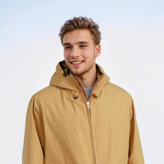 Herren funktionale Übergangsjacke mit abnehmbarer Kapuze EB