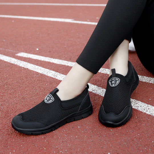 Damen Leichte und atmungsaktive Slip-On Freizeitschuhe mit flexiblem Design EB