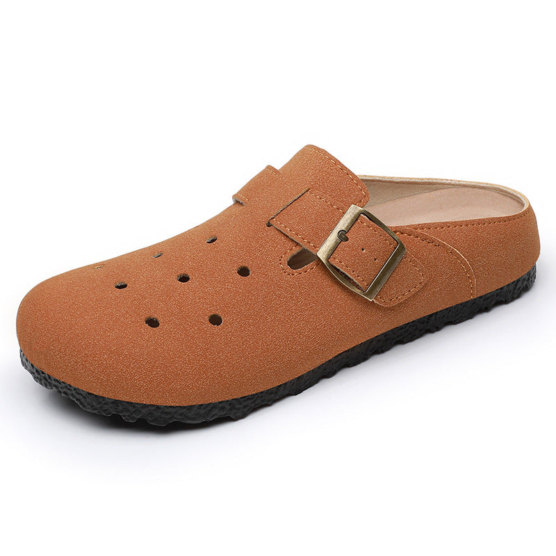Damen Komfortable Clogs mit verstellbarem Riemen EB