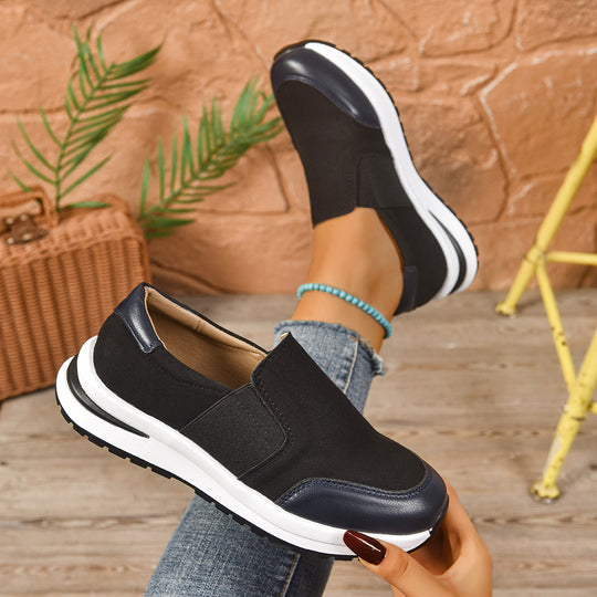 Damen Slip-On Sneakers mit vielseitigem Komfort und atmungsaktiver Struktur EB