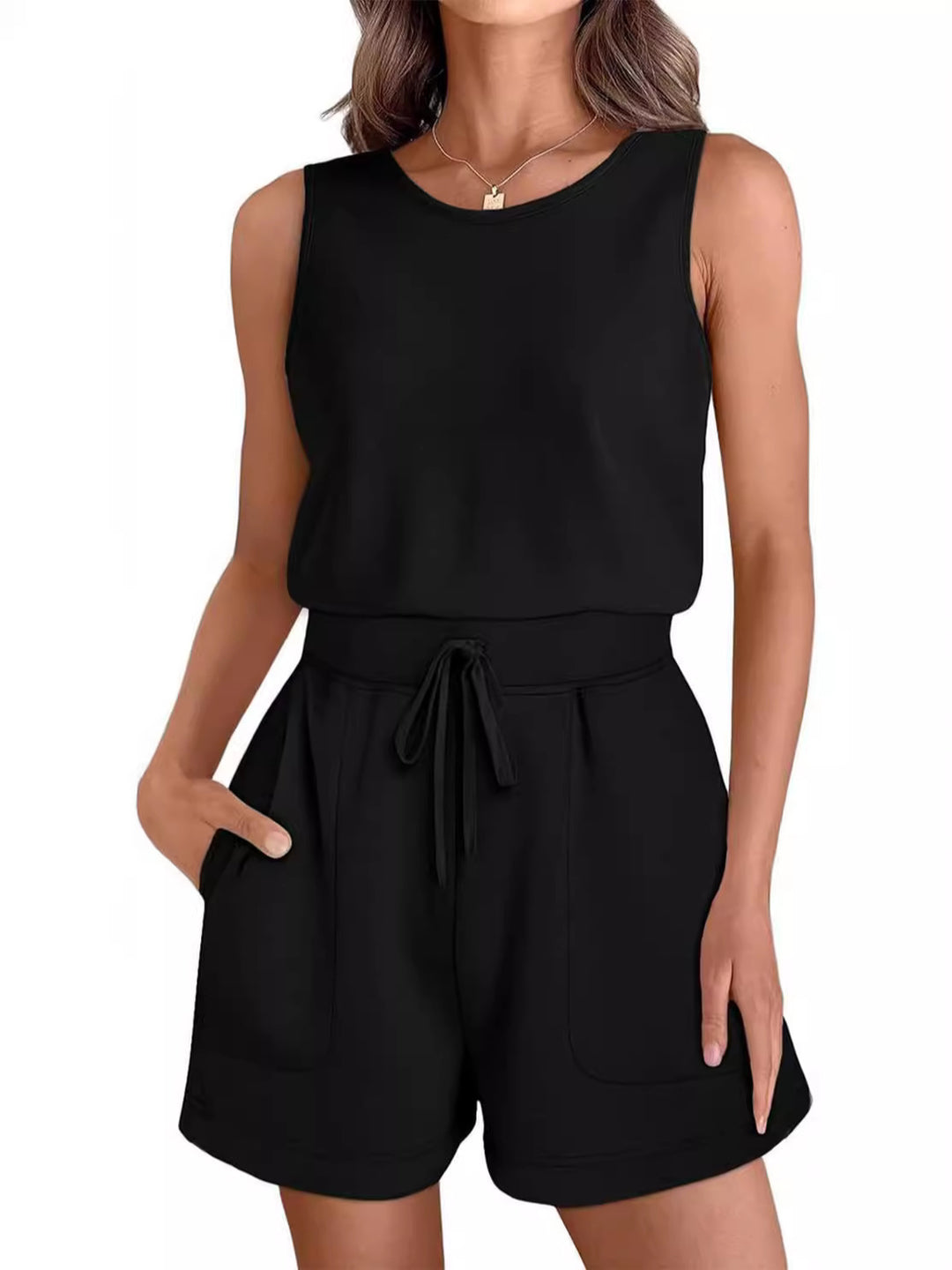 Damen Jumpsuit mit lässigem Schnitt und praktischen Taschen EB