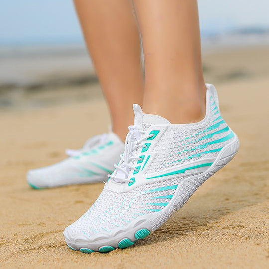 Damen Aqua-Laufschuhe mit schnelltrocknendem Obermaterial und flexiblem Sohlen-Design EB