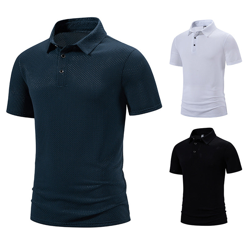 Herren Polohemd mit strukturiertem Design und modernen Akzenten EB