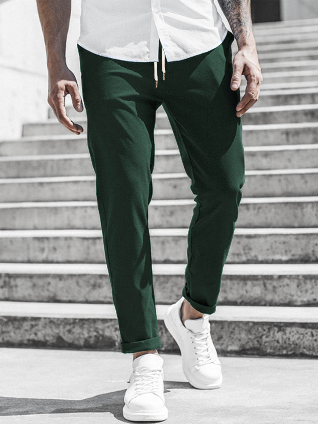 EB Herren Freizeithose mit Kordelzug und Seitentaschen