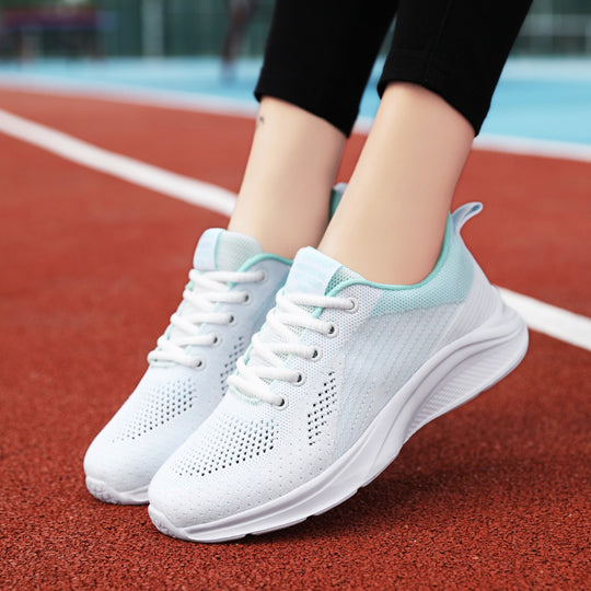 Damen Atmungsaktive Laufschuhe mit federleichter Sohle und elastischem Mesh-Obermaterial EB
