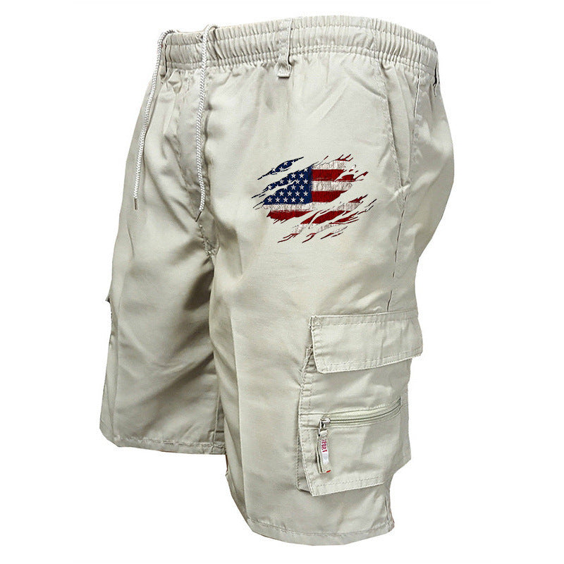 Herren Cargo-Shorts mit praktischen Seitentaschen und elastischem Bund EB
