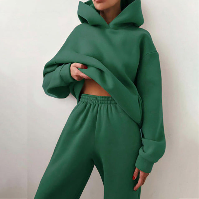 Gemütliches Zweiteiliges Lounge Jogging Set