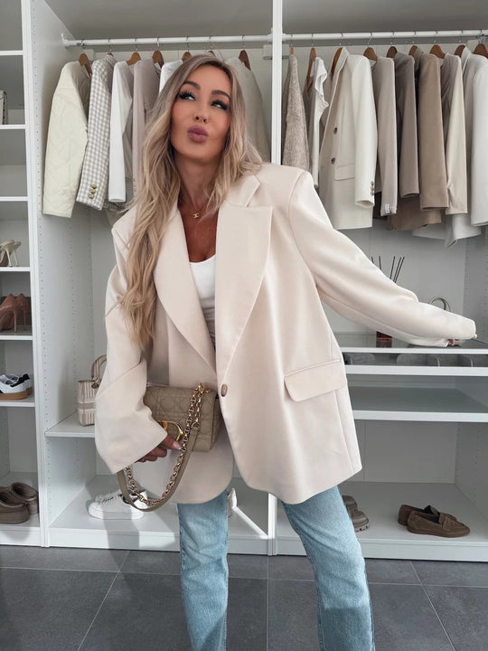 Damen lässiger Oversized Blazer EB