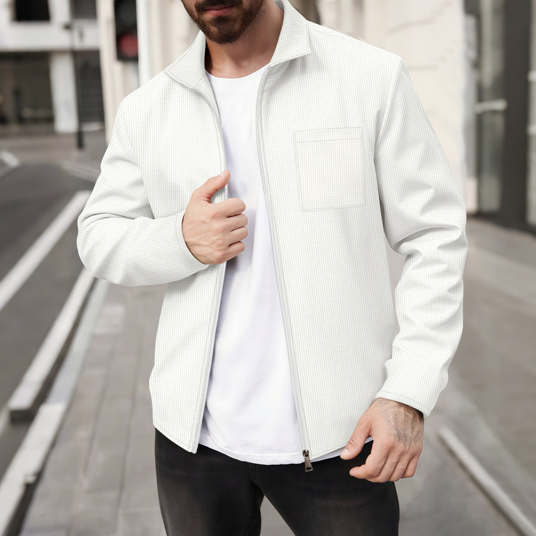 Herren modische Jacke mit strukturiertem Design EB