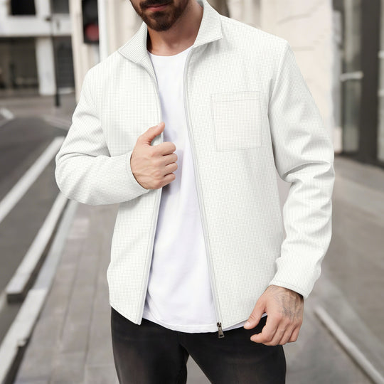 Herren modische Jacke mit strukturiertem Design EB