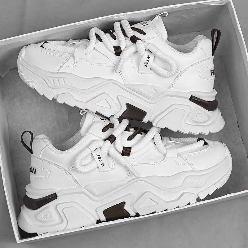 Damen Chunky Sneakers mit strapazierfähiger Sohle und atmungsaktiven Details EB