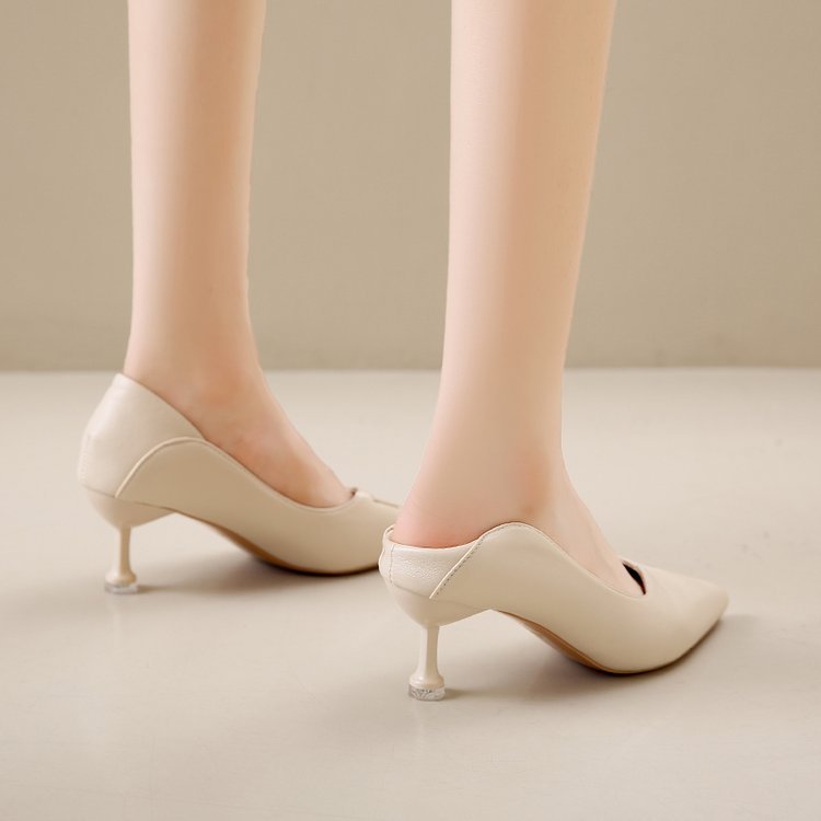 Damen elegante Spitzen Pumps mit einzigartigem Absatz EB