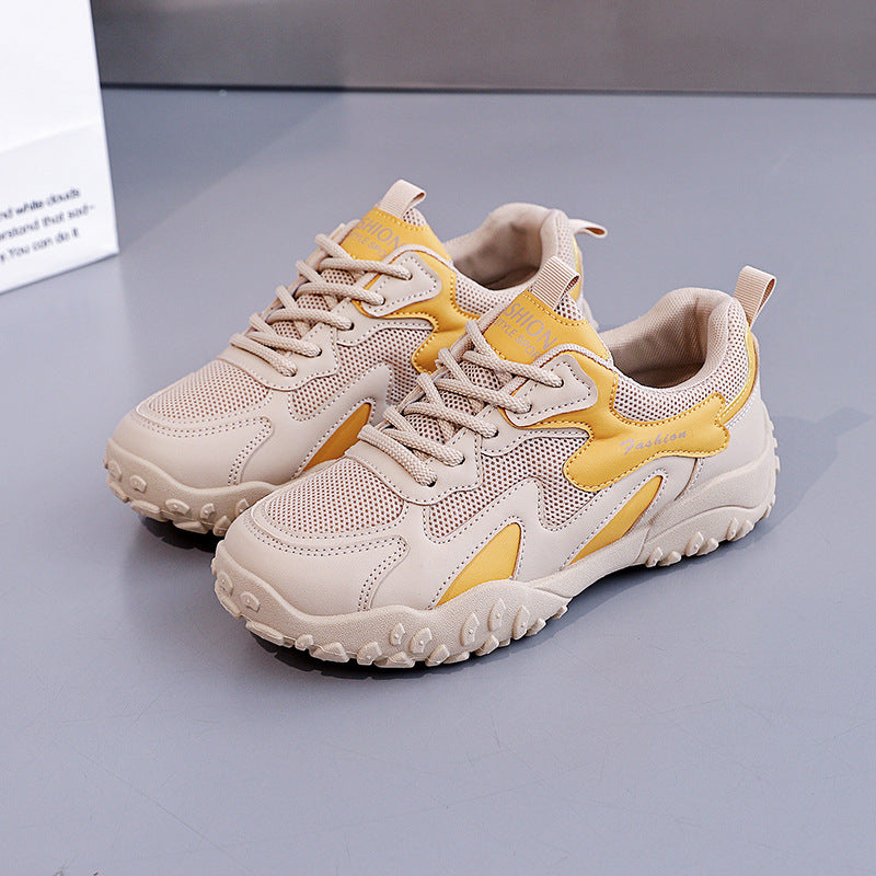 Damen Sportliche Sneakers mit rutschfester Sohle und atmungsaktivem Netzdesign EB