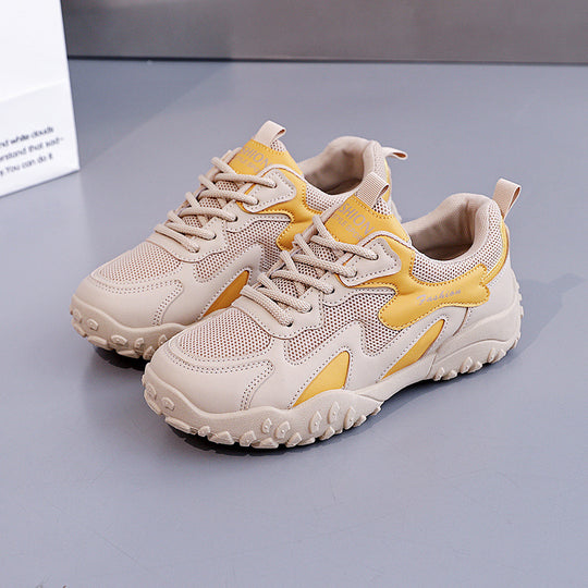 Damen Sportliche Sneakers mit rutschfester Sohle und atmungsaktivem Netzdesign EB