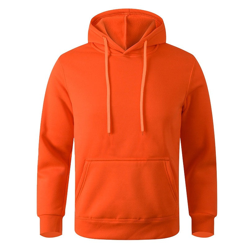 Unisex nan Heavyweight-Kapuzenpullover mit doppelt vernähter Kängurutasche, verstärkten Nähten und weichem Fleece-Innenfutter EB