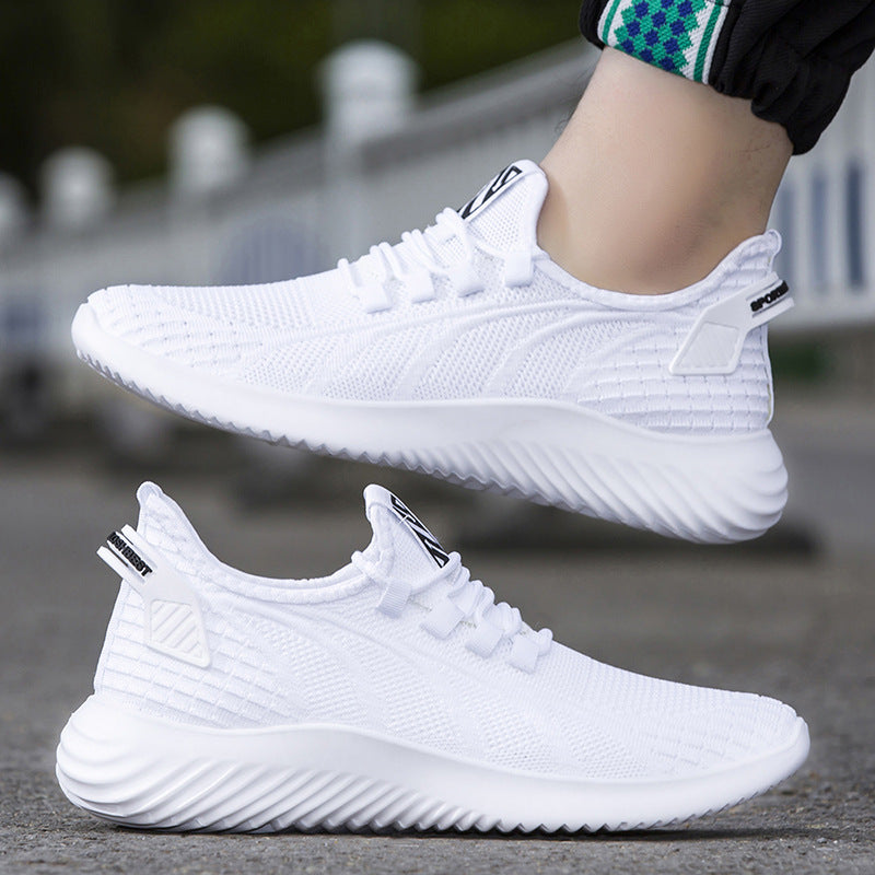 Damen Sportliche Sneakers mit flexiblem Mesh-Obermaterial und rutschfester Laufsohle EB
