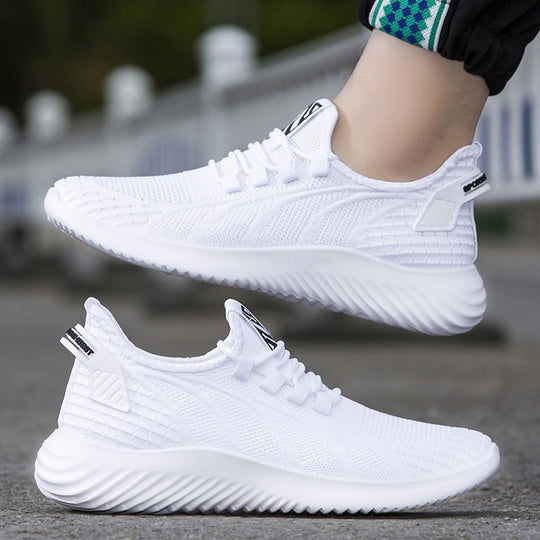 Damen Sportliche Sneakers mit flexiblem Mesh-Obermaterial und rutschfester Laufsohle EB