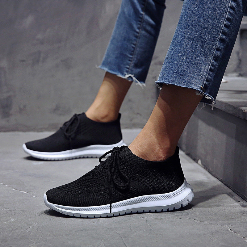 Damen Atmungsaktive und flexible Sneakers mit strukturiertem Obermaterial EB