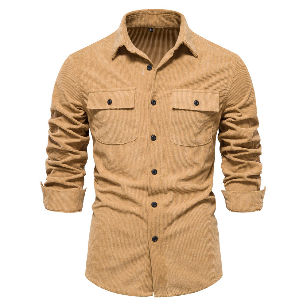 Herren Kamelhaar-Karohemd Shirt EB