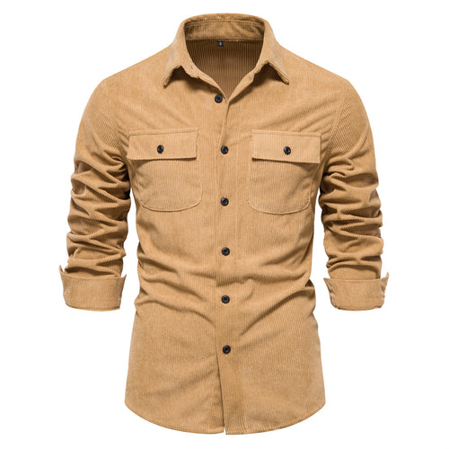 Herren Kamelhaar-Karohemd Shirt EB