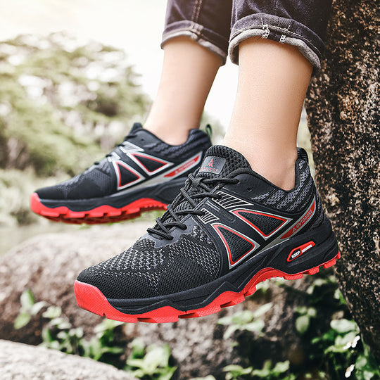 Damen Sportliche und atmungsaktive Trailrunning-Schuhe mit rutschfester Sohle EB