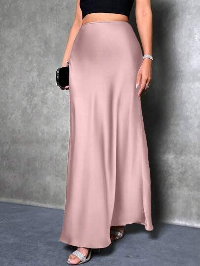 Damen Maxirock mit fließendem Schnitt und elegantem Fall EB