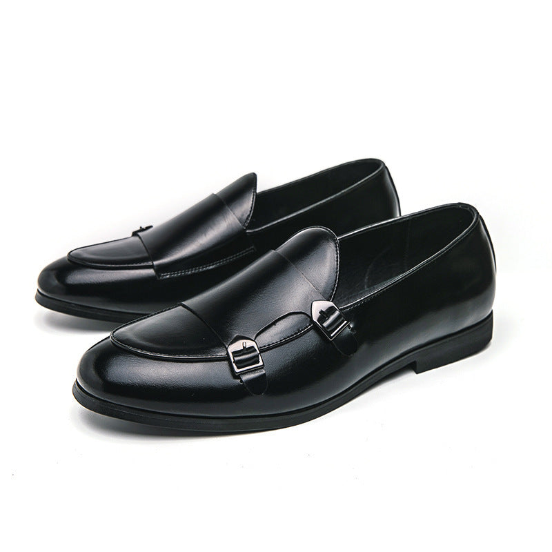Damen elegante Mokassins mit modischen Schnallen EB