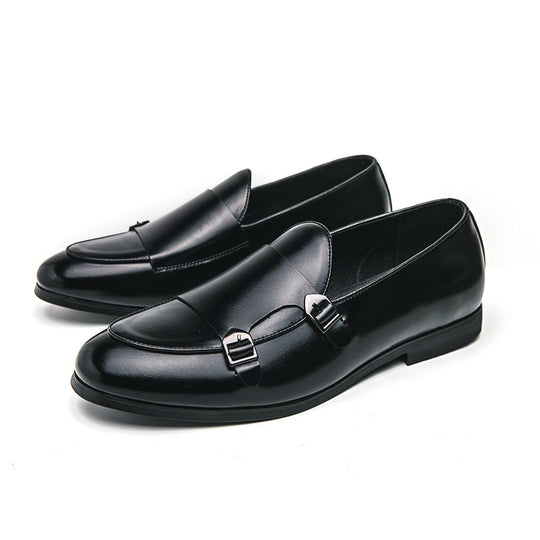 Damen elegante Mokassins mit modischen Schnallen EB