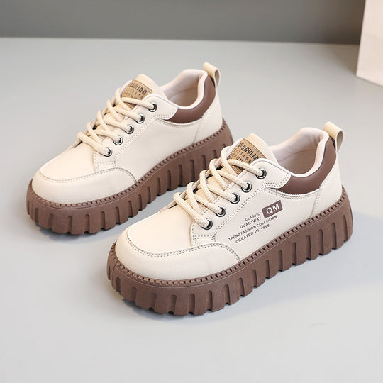 Damen Sportliche Chunky Sneakers mit dämpfender Sohle und atmungsaktiver Obermaterialstruktur EB