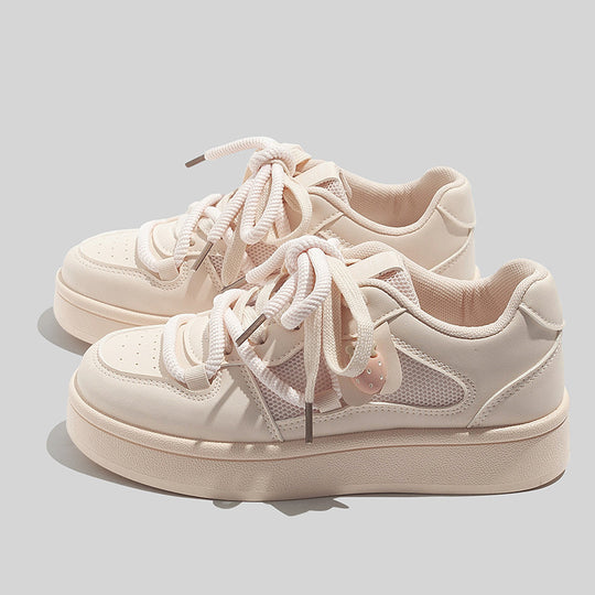 Damen Sneakers mit atmungsaktiven Mesh-Einsätzen und dekorativen Details EB