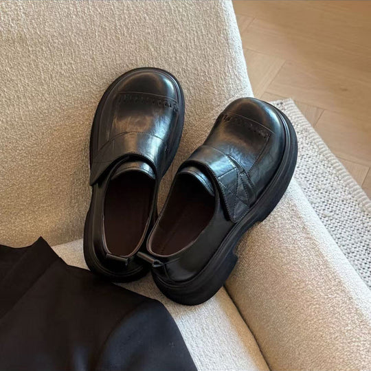 Damen Mokassins mit modischem Riemen und komfortabler Sohle EB