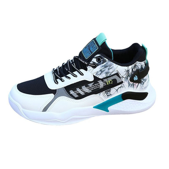Damen Sportliche Trend Sneakers mit atmungsaktivem Obermaterial und dämpfender Sohle EB