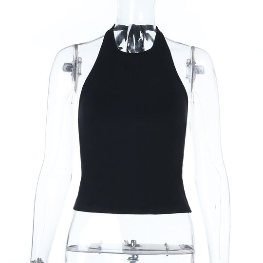 Damen High-Neck Crop-Top EB