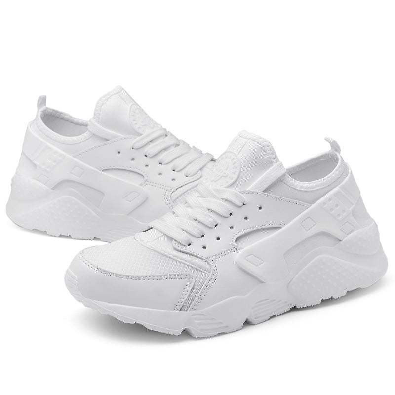 Damen sportliche Sneaker mit atmungsaktiver Oberflächenstruktur und rutschfester Sohle EB