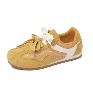 Damen Sportliche Sneakers mit strukturiertem Obermaterial und rutschfester Sohle EB