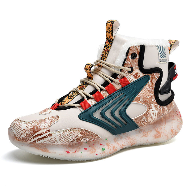 Damen High-Top Sneakers mit innovativem Design und rutschfester Sohle EB