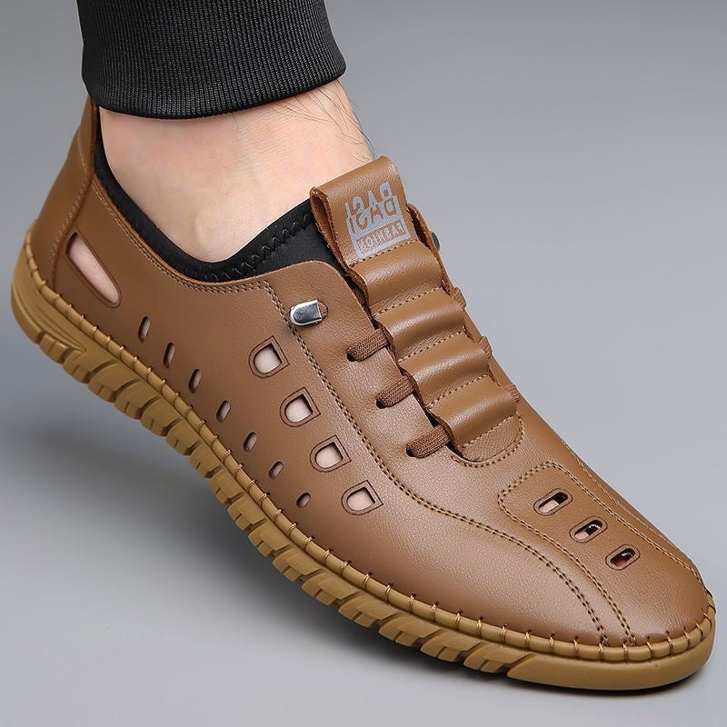 Herren Komfortable Slip-On Freizeitschuhe mit atmungsaktiver Oberseite EB