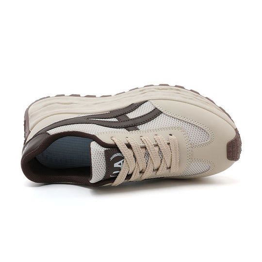 Damen moderne Sneaker mit atmungsaktiver Mesh-Oberfläche und dämpfender Laufsohle EB