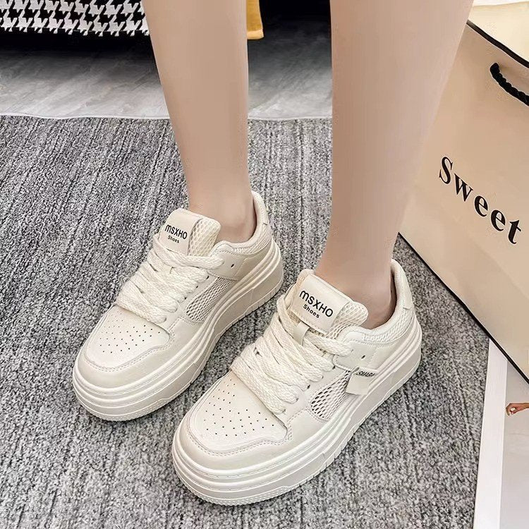 Damen Sneakers mit dämpfendem Plateau und atmungsaktivem Obermaterial EB