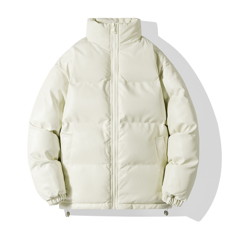 Damen isolierte Steppjacke mit hohem Kragen und elastischen Bündchen EB