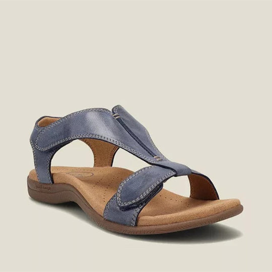 Damen Komfortable Riemchensandalen mit verstellbarem Schnallenverschluss EB