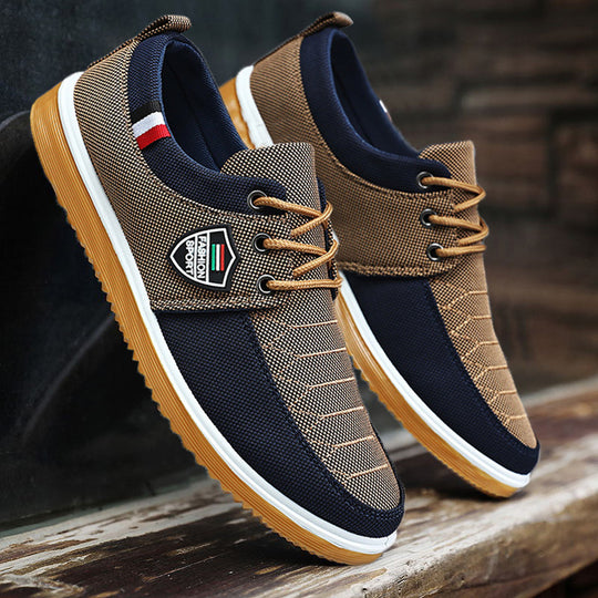 Herren Sportliche Freizeit Sneakers mit atmungsaktivem Obermaterial EB