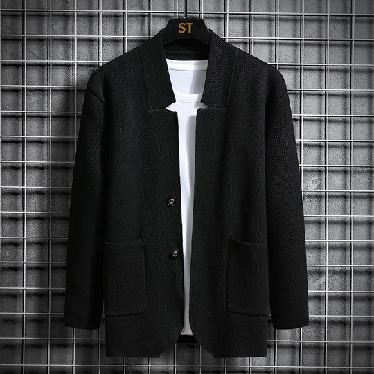 Damen elegante Jacke mit strukturiertem Design und praktischen Taschen EB
