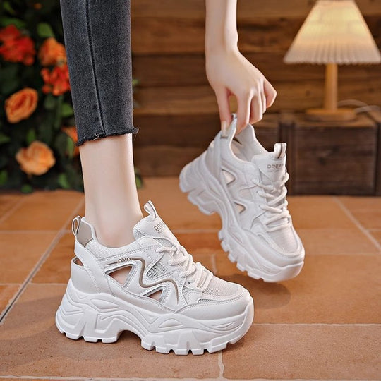 Damen Chunky Sneakers mit innovativer Dämpfung und trendigem Design EB