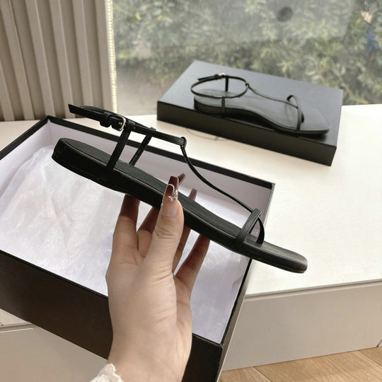 Damen Zehentrenner mit elegantem Riemchen-Design und komfortabler Fußbettgestaltung EB