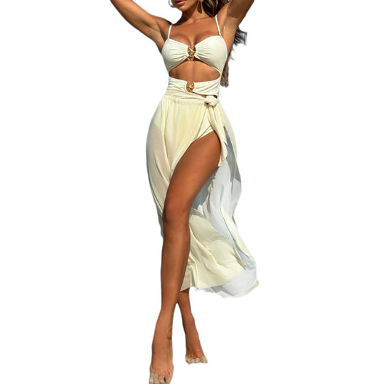 Damen Bikini-Set mit luxuriösen Schnallen-Details und elegantem Schnitt EB