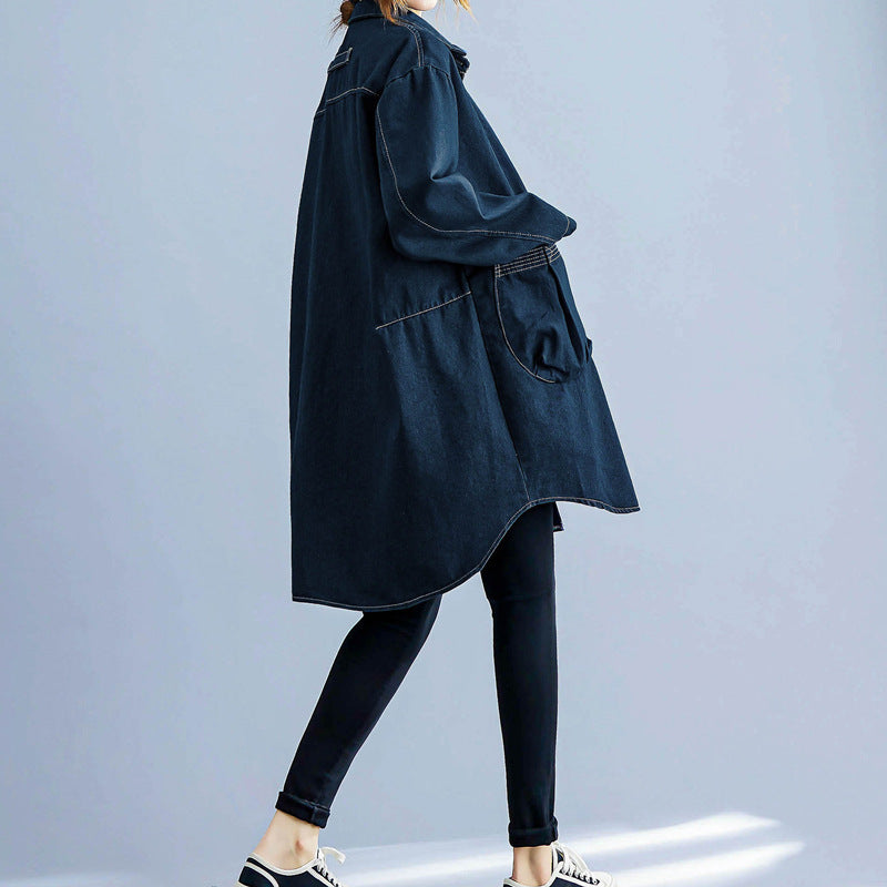 EB | Denim Trenchcoat