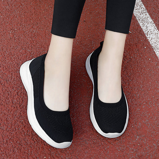 Damen Komfortable Slip-On Sneakers EB